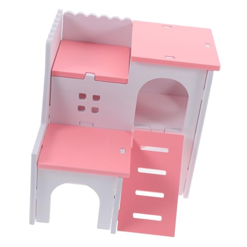 BAZEITFLOW Hamster Versteckhaus Etagen Spielhaus Kleintier Villa Mediterraner Stil Kletterspielzeug für Zwerghamster und Kleintiere als Versteck und Spielplatz BAZEITFLOW Hamster Versteckhaus Etagen Spielhaus Kleintier Villa Mediterraner Stil Kletterspielzeug für Zwerghamster und Kleintiere als Versteck und Spielplatz von BAZEITFLOW