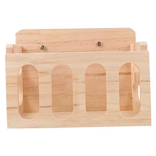 BAZEITFLOW Heu Feeder aus Holz Multifunktionales Futter Rack für Kleine für Meerschweinchen und Chinchillas Platzsparend Installieren Sorgt BAZEITFLOW Heu Feeder aus Holz Multifunktionales Futter Rack für Kleine für Meerschweinchen und Chinchillas Platzsparend Installieren Sorgt von BAZEITFLOW