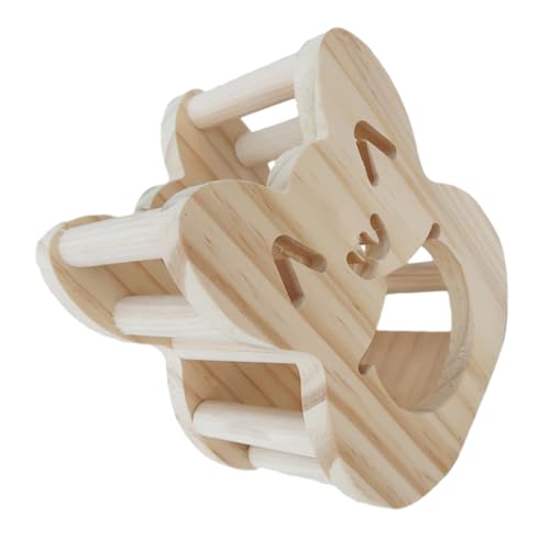 BAZEITFLOW Holz Futterspender für Kleintiere Multifunktionaler Heuhalter mit Cartoon Design Stehendes Rack für Kaninchen Meerschweinchen und Chinchillas Hält Gras Sauber und Leicht BAZEITFLOW Holz Futterspender für Kleintiere Multifunktionaler Heuhalter mit Cartoon Design Stehendes Rack für Kaninchen Meerschweinchen und Chinchillas Hält Gras Sauber und Leicht von BAZEITFLOW
