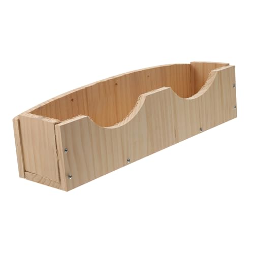 BAZEITFLOW Holz Futterstation für Kleintiere Großer Hängender Futtertrog aus Robustem Holz Kaninchen und Meerschweinchen Heuraufe mit Praktischem Aufhängesystem Langlebig und Leicht zu BAZEITFLOW Holz Futterstation für Kleintiere Großer Hängender Futtertrog aus Robustem Holz Kaninchen und Meerschweinchen Heuraufe mit Praktischem Aufhängesystem Langlebig und Leicht zu von BAZEITFLOW