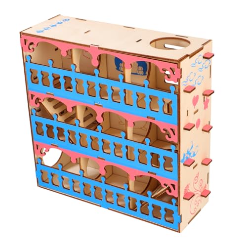 BAZEITFLOW Holz Hamster Labyrinth Tunnel Langlebig und Sicher Kleines Haustier Beschäftigungsspiel Fördert Bewegung und Geistige Fitness für Zwerghamster und Kleintiere Schützt Käfig vor BAZEITFLOW Holz Hamster Labyrinth Tunnel Langlebig und Sicher Kleines Haustier Beschäftigungsspiel Fördert Bewegung und Geistige Fitness für Zwerghamster und Kleintiere Schützt Käfig vor von BAZEITFLOW