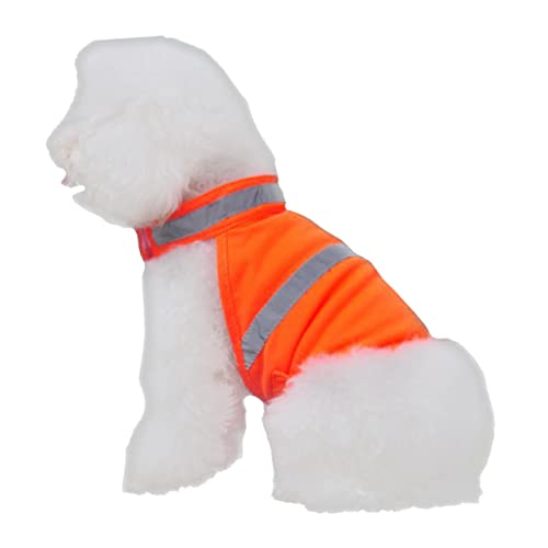 BAZEITFLOW Hundesicherheitsweste mit Reflektoren Atmungsaktive und Einstellbare Hundekleidung Fluoreszierendem Orange für Hohe Sichtbarkeit Beim und Outdoor Aktivitäten BAZEITFLOW Hundesicherheitsweste mit Reflektoren Atmungsaktive und Einstellbare Hundekleidung Fluoreszierendem Orange für Hohe Sichtbarkeit Beim und Outdoor Aktivitäten von BAZEITFLOW