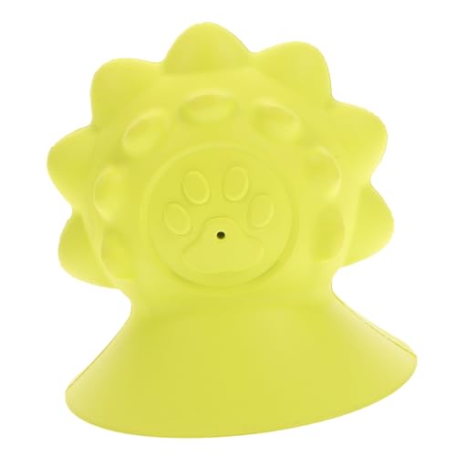 BAZEITFLOW Hundespielzeug Interactive Dog Toys saugnäpfe knetspielzeug hundebedarf Sauger Plüsch Welpe Backenzahn- für den Haushalt Kauspielzeug in Fruchtform Gummi Yellow von BAZEITFLOW