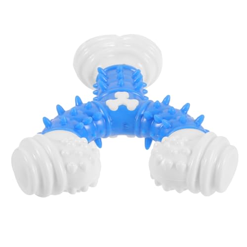 BAZEITFLOW Kauspielzeug für Haustiere Interactive Dog Toys kauspielzeug welpe hundekauspielzeuge Welpen kauen Zahnen Kauspielzeughund Hundespielzeug kleine Hunde Welpenspielzeug Nylon Blue von BAZEITFLOW