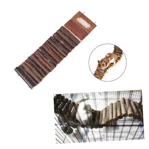 BAZEITFLOW Kleine Haustier Leiter aus Holz für Hamster und Vögel Kletterleiter für Käfige Sicheres Kau für Nager und Papageien BAZEITFLOW Kleine Haustier Leiter aus Holz für Hamster und Vögel Kletterleiter für Käfige Sicheres Kau für Nager und Papageien von BAZEITFLOW