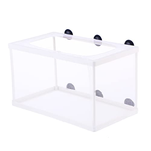 BAZEITFLOW Netz Aquarium Zuchtbox Fischbrutkasten Aquarium Brutkasten Fischzuchtbox Fischbrutbehälter Futterautomat für Aquarien Luftpumpe für Aquarien Trennwand für Aquarien Käfig Panzer Ei von BAZEITFLOW