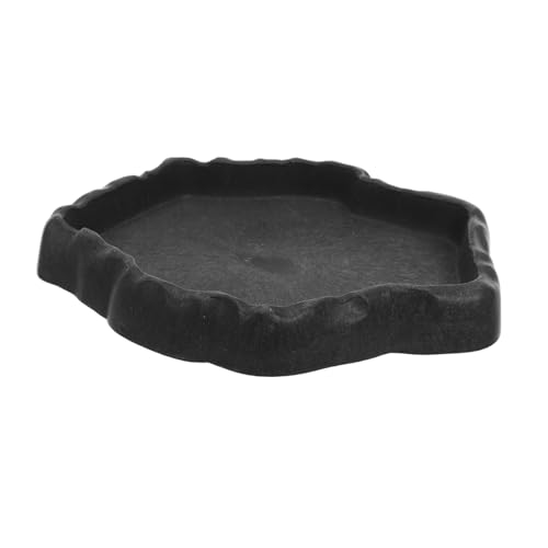 BAZEITFLOW Reptilien Wasserschale Harz Ecknapf mit Felsenoptik Antikipp Basis Wassernapf und Futterschale für Schildkröten Eidechsen Gecko Terrarium BAZEITFLOW Reptilien Wasserschale Harz Ecknapf mit Felsenoptik Antikipp Basis Wassernapf und Futterschale für Schildkröten Eidechsen Gecko Terrarium von BAZEITFLOW