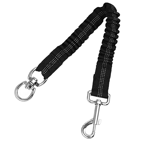 BAZEITFLOW Trainingsleine Für Hunde Hundeleinen Für Kleine Hunde Mehrere Verlängerung Der Hundeleine Bungee-leineverlängerung Leine Ausziehbar Dehnbarer Hund Extra Lange Hundeleine Co Black von BAZEITFLOW