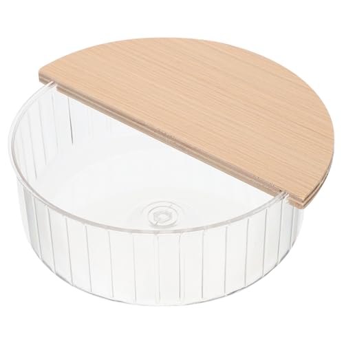 BAZEITFLOW Transparente Hamster Sandbad Box mit Halbabdeckung Leicht zu Reinigen Vielseitige Kleintier Badezimmer Toilette und Sauna für Meerschweinchen und Zwerghamster Design Hygienisch BAZEITFLOW Transparente Hamster Sandbad Box mit Halbabdeckung Leicht zu Reinigen Vielseitige Kleintier Badezimmer Toilette und Sauna für Meerschweinchen und Zwerghamster Design Hygienisch von BAZEITFLOW