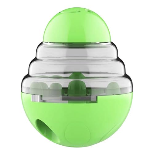 BBASILIYSD Pet Food Tumbler Dog Food Toy Ball Interactive Toy Plastic Dog Food Leak Dispenser Treat Feeder Interessant X9i1 Food Food von BBASILIYSD