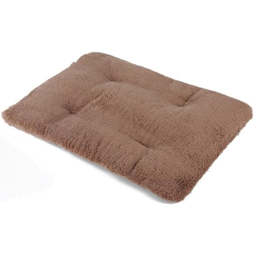 BBASILIYSD Selbsterhitzendes Haustierbett, bequeme Flanell-Hundematte, ältere Haustiere, Wärmer für große helle kleine Winter-graue Hunde, Größe M von BBASILIYSD