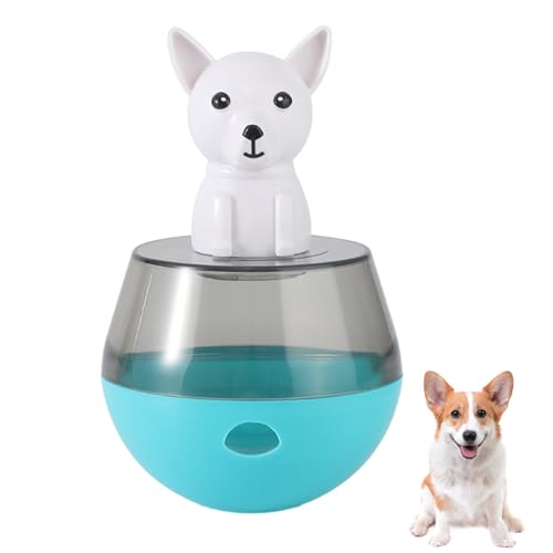 Katzen-Leckerli-Spender, Haustier-Tumbler-Überlaufball, Katzen-Fütterung Spielzeug, Cartoon-Form-Hunde-Fütterungsspielzeug, Puzzle-Haustier-Langsamfütterer, Cartoon-Form-Spielzeug Für Haustiere von BBAUER