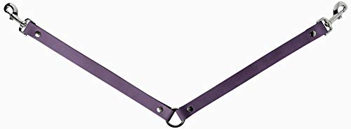 BBD Pet Products Leder-Verbindungsstück, Einheitsgröße, 2,5 x 86,4 cm, Violett von BBD Pet Products