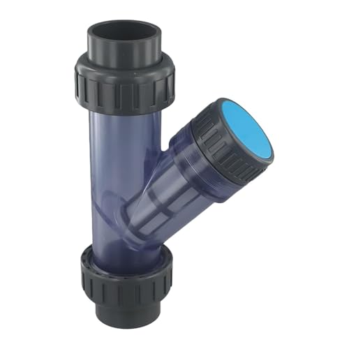 BBTISG Y-Typ-Filter, transparenter PVC-Trinkwasserrohrfilter, Tropfbewässerungsfilter für Aquarien, Aquarien (20 mm) von BBTISG