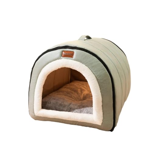 BBTISG Outdoor Pets Katzenhaus für draußen, halb geschlossene Zwinger für Haustiere kältebeständiges warmes Katzenhaus für Katzen im Freien im Winter für Katzen, Hunde & Kleintiere (Grau) von BBTISG