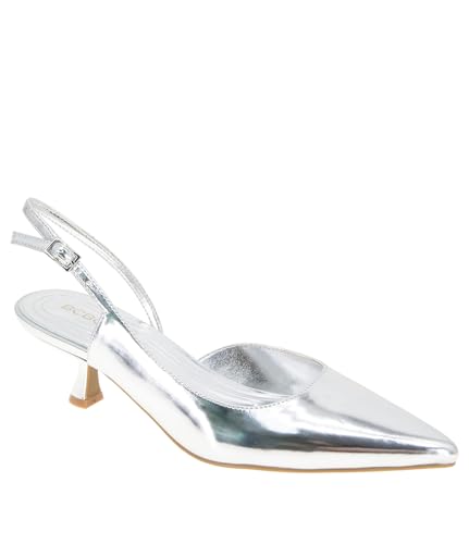 BCBGeneration Damen Kittie Pumps, 8, Silber, Silber, 39 EU von BCBGeneration