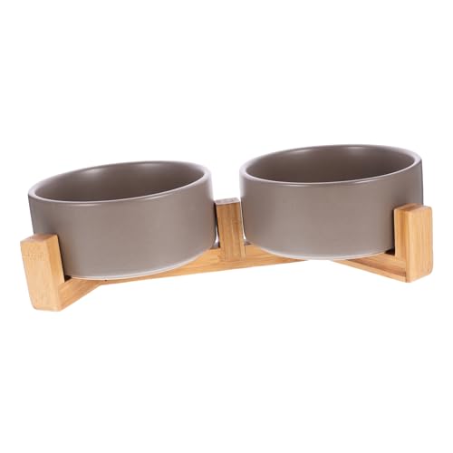 BCOATH 1 Satz Haustiernapf pet Bowl Dog Bowl Katzen schüssel Haustierfutter Katzen Schalen Haustiere Hundenapf Hund wassernapf Katzenfutter Behälter für Hundefutter Wasserschale Holz von BCOATH