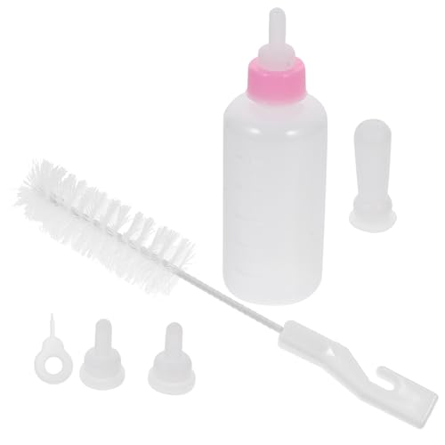 BCOATH 1 Satz Milch-PET-Flasche pet Flaschen pet Supplies Tierbedarf Welpenflasche Haustierpflege Kätzchen-Flaschen Futterautomat für Haustiere Babyflaschen Katzenmilchflasche Kieselgel von BCOATH