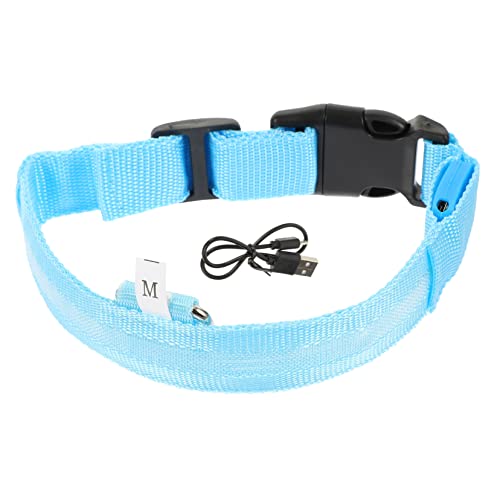 BCOATH 1 Set Hundehalsband Welpenhalsbänder Für Wurf Kätzchenhalsbänder Led-Halsband Blinkendes Hundehalsband Hundehalsband Lichter Helles Sicherheits-Haustierhalsband Nacht Leuchtendes von BCOATH