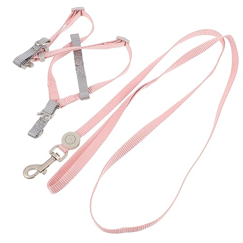 BCOATH 1 Set Verstellbares Katzengeschirr Katzenleinen Katzen Essentials Kätzchenleine Katzenhalsbänder Kätzchengeschirr Und Leine Geschirr Für Katzen Leine Für Katzen Zum von BCOATH