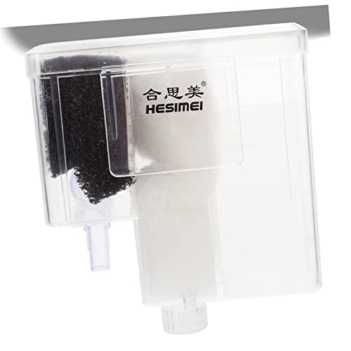 BCOATH 1 Stück Aquarium Filter Box Wasserfall Filtro para Pecera Zubehör Für Aquarium Filter Pumpe Ersatz Tank Filter Aquarium Belüftungssystem Schildkrötenbecken Wasserfall Filter Abs von BCOATH