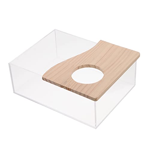 BCOATH Acryl-duschbecken Hamsterbadewanne Haustiere Toilette Sandbadebox Für Meerschweinchen Spiel- Und Ruhepause von BCOATH