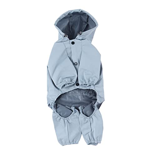 BCOATH 1Pc Bekleidung Mittlere Wasserfunktion Katzentag Mit Multifunktionaler Blauer Ausrüstung XL Kapuze Sicherheitswelpe Groß Multi- Für Hoodie Winddichte Haustierjacke Hundeleine von BCOATH