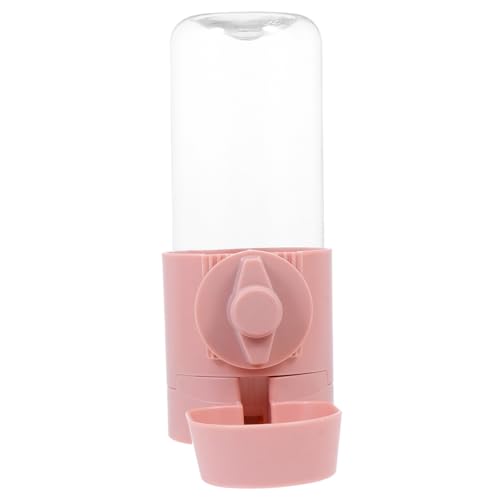 BCOATH 1Stk Automatischer Trinkbrunnen Spender für Katzenwasserflaschen Wasserspender zum Aufhängen für Hunde pet Water Bowl pet Supplies Wasserkessel hängende Tränke für Haustiere Rosa von BCOATH