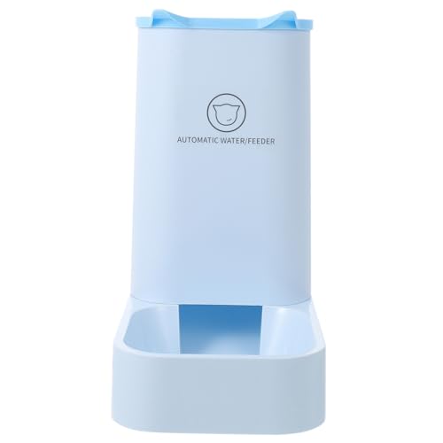 BCOATH 1Stk Futterautomat tierfutterbehälter pet Feeder Frischeres Futter Hundefutter Wasserspender für Kaninchen Hundetränke Haustierfutterhalter Futterspender für Haustiere pp Harz Blue von BCOATH