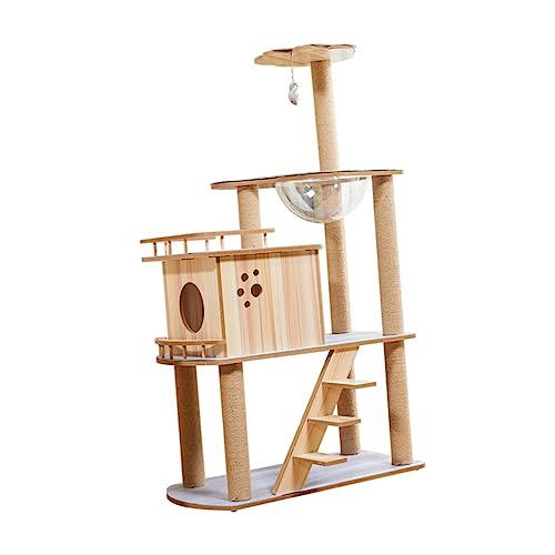 BCOATH 1Stk Klettergerüst für Katzen aus massivem Holz katzenbaum katzenmöbel katzenhaus cat Tree cat Climbing Wall Katzenbett für den Haushalt Kletterständer für Katzen Kratzbaum gefühlt von BCOATH