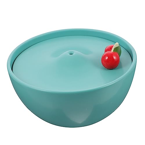 BCOATH 1Stk Wasserspender pet Water Bowl Hunde trinknapf Automatischer Wassernapf für Haustiere Wassernapf für Katzen Katzentränke Katzenwasserbrunnen Heimtierbedarf Keramik Green von BCOATH