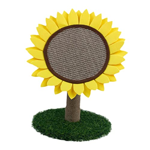 BCOATH 1pc Sunflower Cat Scratch Board Scratching Post Schleifklauen Spielzeug Cat Play Toy von BCOATH