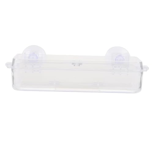 BCOATH 1stk Futternapf Für Eidechsen Trinkbecken Für Reptilien Reptilienfutterautomat Mit Saugnapf Reptil Gecko Futternapf Reptil Gecko Feeder Dish Bowl Wassernapf Acryl Transparent von BCOATH