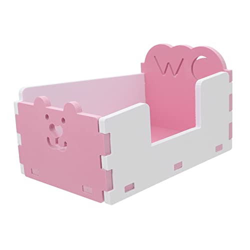 BCOATH 1stk Hamster Toilette Kleines Haustier Hamster Sandkasten Quadratisches Urinal-töpfchen Urinal Für Meerschweinchen Hygieneartikel Für Haustiere Ratte PVC Toilettenbox Goldener Bär von BCOATH