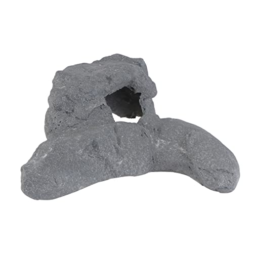 BCOATH 1Pc Schildkröte Höhle Aquarium Ornament Realistische Harz Shelter Klettern Plattform für Aquarium Dekoration von BCOATH