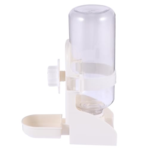 BCOATH 1stk Wasserspender Kleine Tier Wasserflasche Wasserzufuhr Wasserstation Für Haustiere Katze Wasserflaschenhalter Für Hamster Hasenwasser Automatischer Wassernapf Für Hunde Weiß von BCOATH