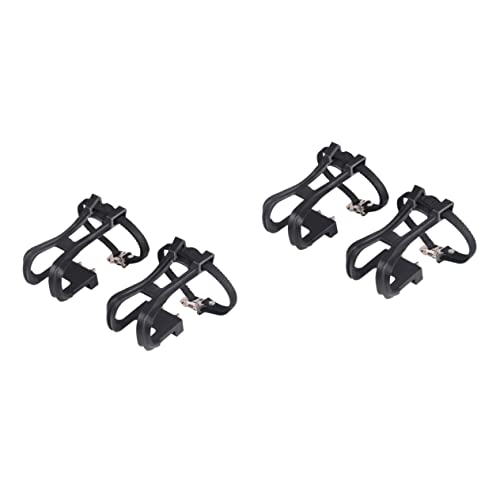 BCOATH 2 Paar Fahrrad Pedal Zehenclip Fahrradpedal-Zehenclip Rennrad Fitnessstraße stationäre Fahrradpedale trainieren sportlicher Zehenclip Indoor-Pedale Radfahren Pedal Zehenclip Black von BCOATH