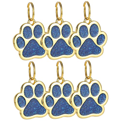 BCOATH 2 Sätze Personalisierte Hundemarken Id-Tags Für Hunde Personalisierte Welpen-namensschilder Hunde-telefonnummern-Tags 3 Stück * 2 von BCOATH