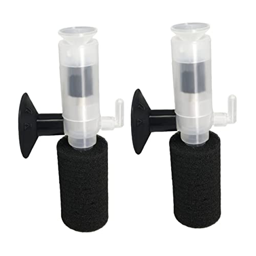 BCOATH 2 Stücke Aquarium Belüfter Aquarium Reiniger Schwamm Filter Kleine Aquarium Filter Aquarium Unterwasserfilter Aquarium Biologische Filter Aquarium Reiniger Aquarium Liefert von BCOATH