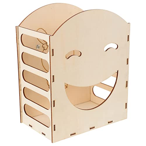 BCOATH 2St Hasengrasständer Häschen-Feeder Futterspender für Haustiere Hasen Heuhalter Schwimmheuraufe Spielzeug Spielset Holz Chinchilla-Futter Feeder-Rack hölzern Container Geschirr von BCOATH