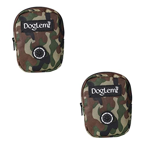 BCOATH 2St Trainings Tasche Hundespaziergang-Leckerli-Tasche wiederverwendbar Hunde Training hundetraining Welpe Snack-Taschen Bauchtasche Hundetasche mit dem Hund spazieren gehen Plane von BCOATH