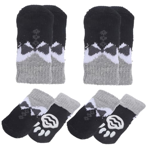 BCOATH 24 STK Haustier Socken Pfotenschutz Katze Anti-rutsch Hundehandschuhe Traktionskontrolle Für Haustiere Fußsocken Für Haustiere Katzensocken Für Katze Welpenstiefel Polyester von BCOATH