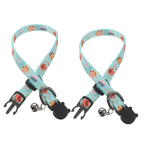 BCOATH 2pcs Haustierkatze Halsband Katze Katzenhalshalle Dekoration Auto Ausbruchkragen Katzenverzierung von BCOATH