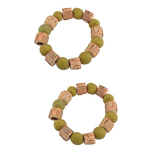 BCOATH 2st Katzenminze Spielzeug Molare Spielzeuge Kauspielzeug Für Kätzchen Katzenminze Armband Hundepflege Zahnspielzeug Für Kätzchen Katzenbedarf Katzenminze + Polygonum Japonica von BCOATH