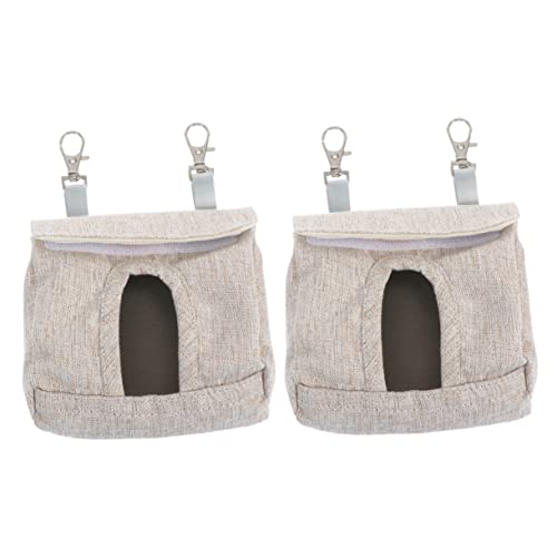 BCOATH 2st Kleidersack Hasenfuttersack Für Heu Heubeutel-futterspender Für Kaninchen Hasen-hängefütter Heufutter Für Kaninchen Beutel Mit Heu-anhänger Meerschweinchen Stoff Kleine Tasche von BCOATH