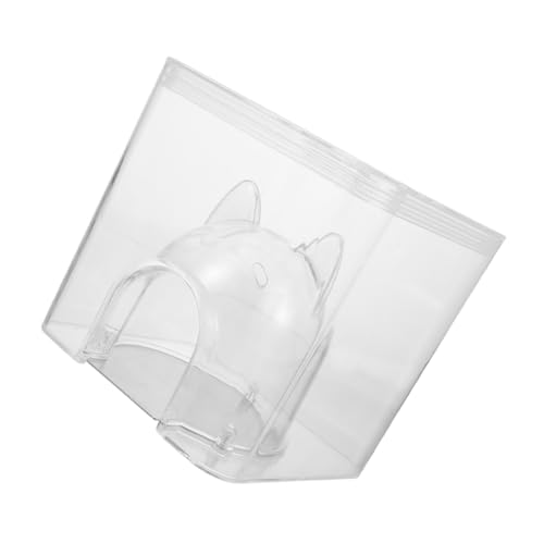 BCOATH 2st Kühlnest Für Hamster Igelhaus Hamster Versteck Haustier-Sommer-Accessoire Kühlnest Für Haustiere Sommerversteck Für Hamster Hamsterkühlhaus Haustierhütte Transparent Acryl von BCOATH