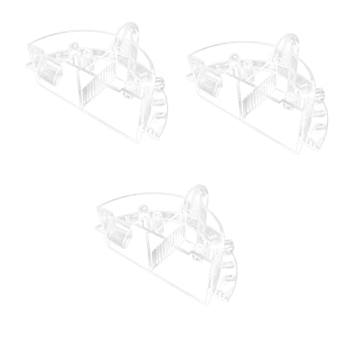 BCOATH Sieb 3 STK 3 Becken Für Kunststoff cm Biochemisch Transparent Klar Geräuschlos Sauerstoff Gehäuse Ebene Aquarium Extern Fisch Rieseln Ecke Tauchwasser X Intern XL Wasser Hängend von BCOATH