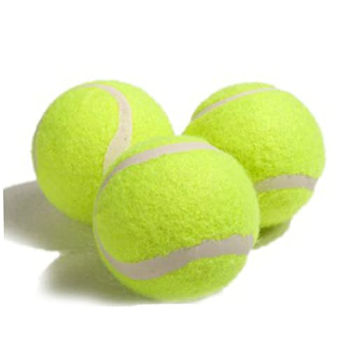 BCOATH 3er Set Hund Tennisbälle Robustes Kauspielzeug Für Hunde Ideal Für Hundetraining Und Spielzeit Hochwertige Pet Toys Für Aktives Und Kauen von BCOATH