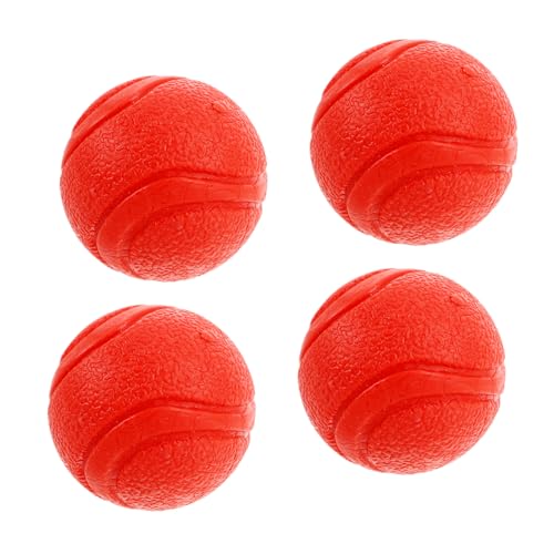 BCOATH Interaktive Bälle für Hunde und Katzen 5 cm Hüpfbälle Zum Apportieren Hundespielzeug Aus Gummi Beißspielzeug Backenzahnspielzeug Leicht Zu Reinigen für Bewegung und Spiel von BCOATH