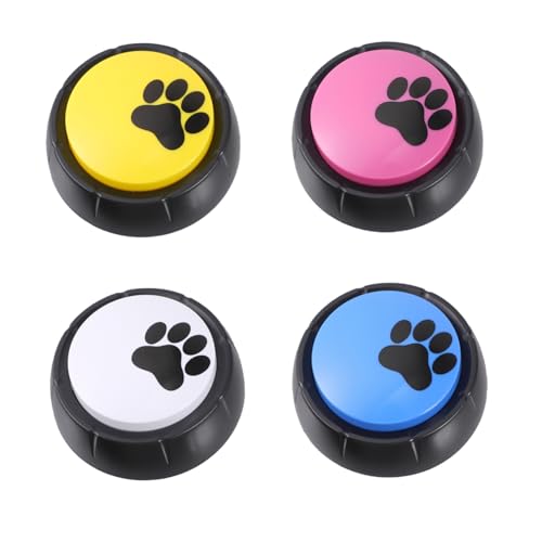 BCOATH 4 Stück Pet-Training-schaltfläche Spielzeug Für Draußen Personalisierte Tonsummer Summer Für Hundetraining Nützliche Spielsachen Für Haustiere Sprachschaltflächen Für Haustiere Abs von BCOATH